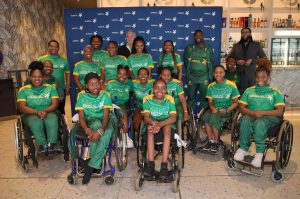 Sasol and Wheelchair Basketball South Africa (WBSA) hosts Amawheela girls in celebration of their participation in the U25 Women’s wheelchair basketball championship